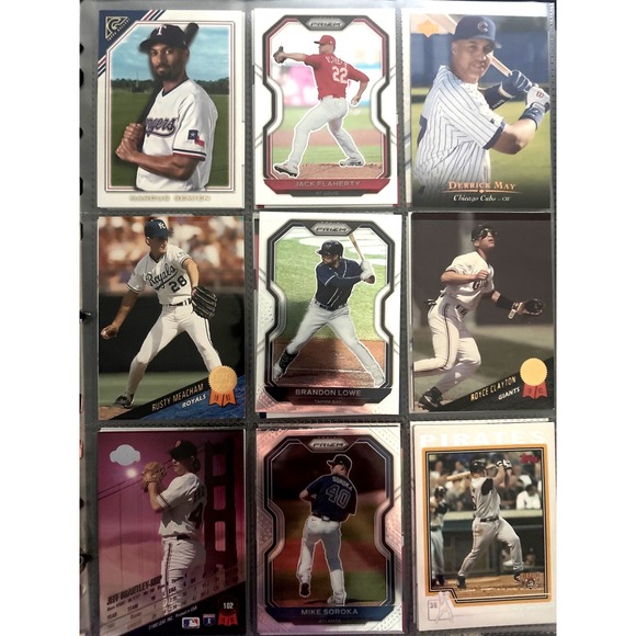 Binder Full of Baseball Collection of Mint Cards by TOPPS Binder Full of Baseball Collection of Mint Cards by TOPPS